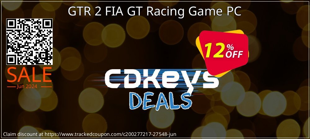GTR 2 FIA GT Racing Game PC coupon on National Pizza Party Day discount