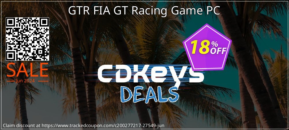 GTR FIA GT Racing Game PC coupon on National Smile Day offering discount