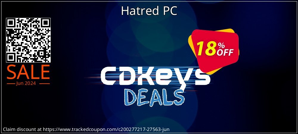Hatred PC coupon on National Pizza Party Day sales