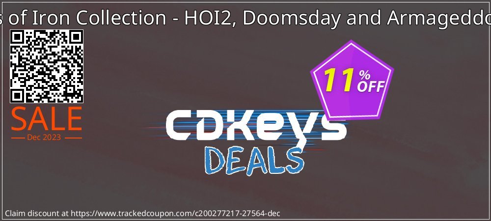 Get 10% OFF Hearts of Iron Collection - HOI2, Doomsday and Armageddon (PC) offering sales