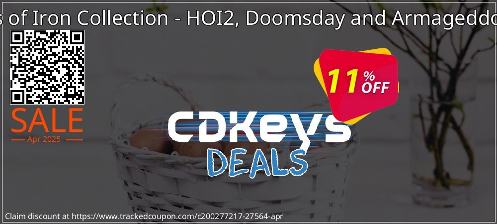 Get 10% OFF Hearts of Iron Collection - HOI2, Doomsday and Armageddon (PC) offering sales