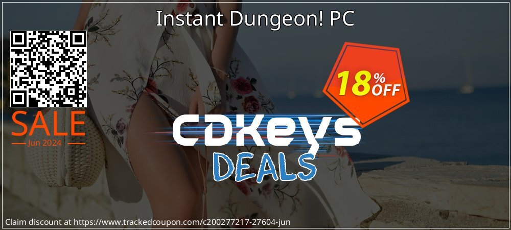 Instant Dungeon! PC coupon on National Smile Day offering sales