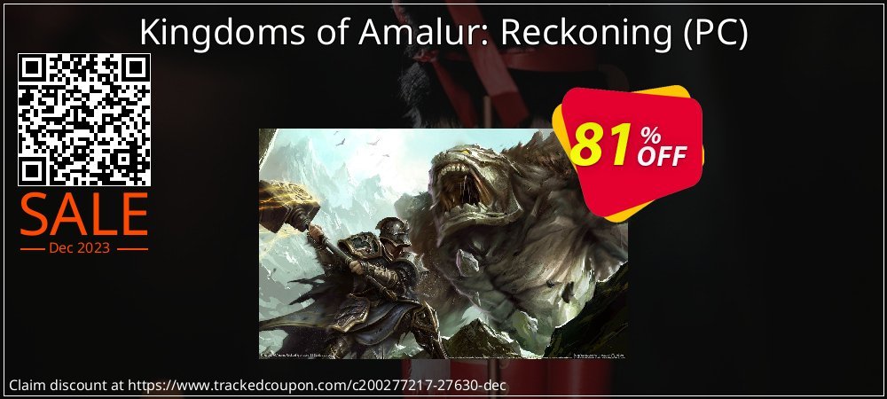 Kingdoms of Amalur: Reckoning - PC  coupon on National Walking Day discount