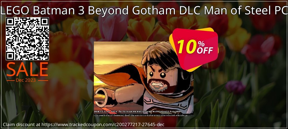 LEGO Batman 3 Beyond Gotham DLC Man of Steel PC coupon on National Walking Day sales