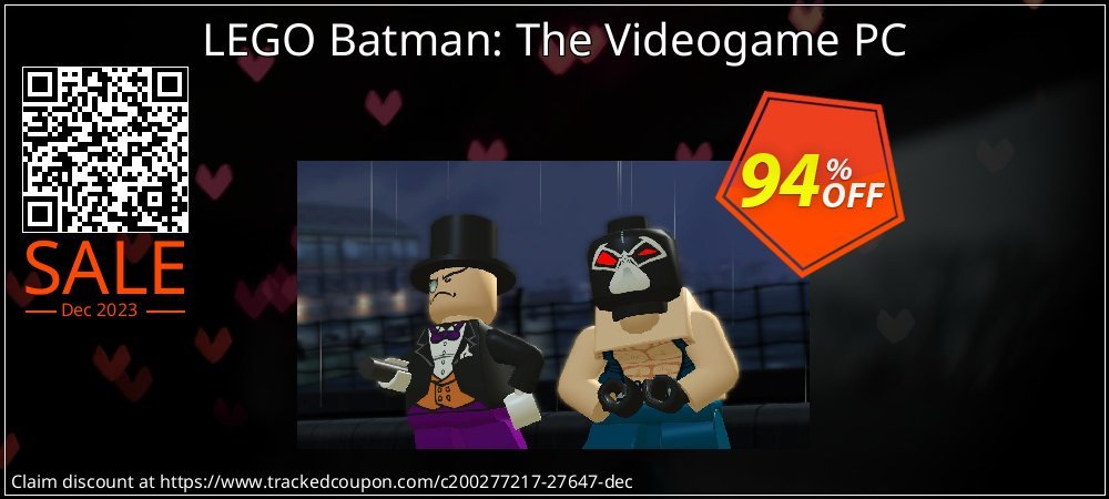 LEGO Batman: The Videogame PC coupon on April Fools' Day offer