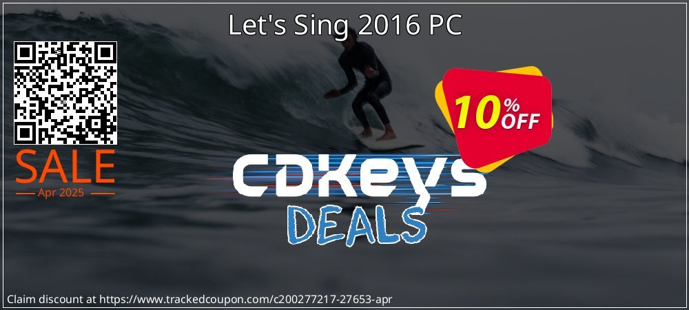 Let's Sing 2016 PC coupon on Constitution Memorial Day sales