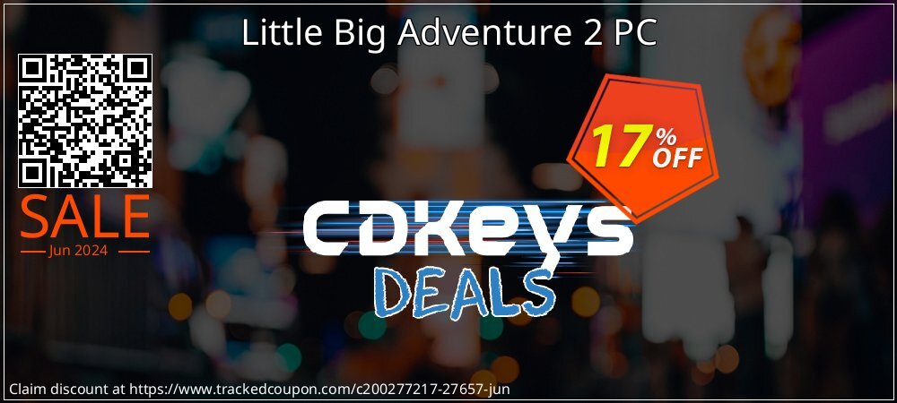Little Big Adventure 2 PC coupon on National Memo Day offering discount