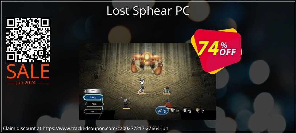 Lost Sphear PC coupon on National Smile Day offer
