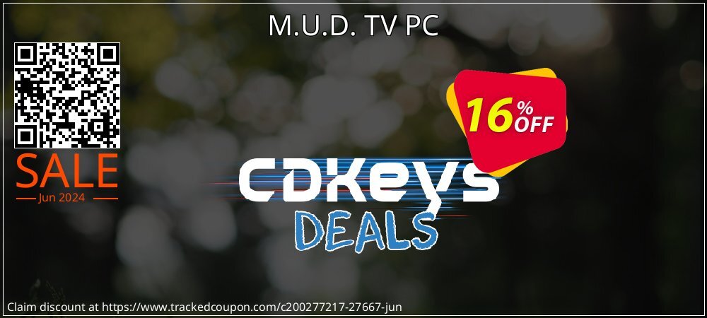 M.U.D. TV PC coupon on National Memo Day offering sales