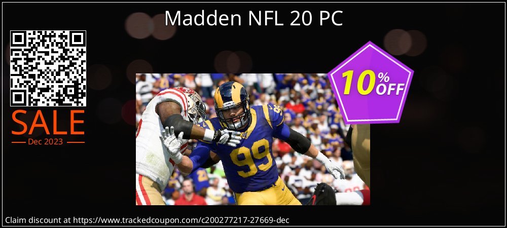 Madden NFL 20 PC coupon on Tell a Lie Day super sale