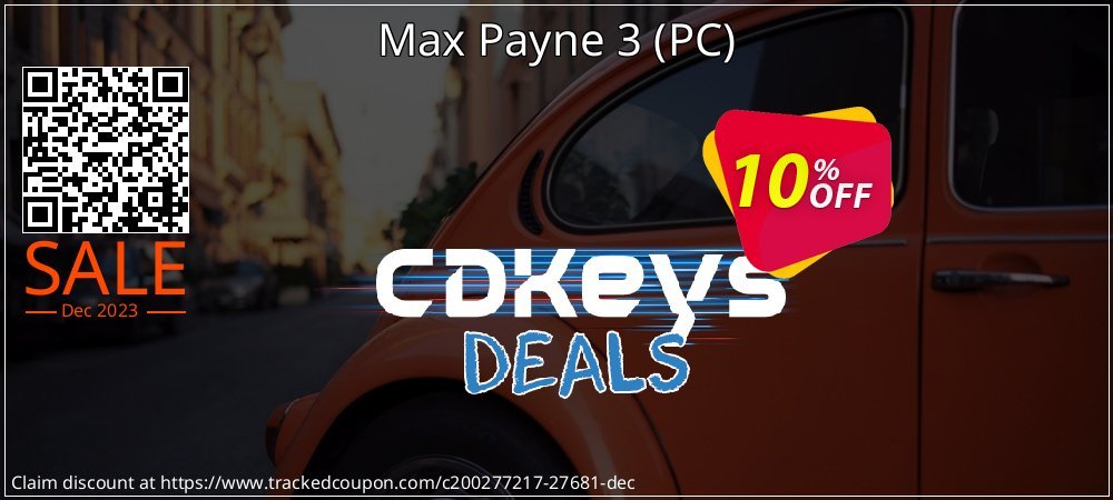 Max Payne 3 - PC  coupon on World Party Day sales