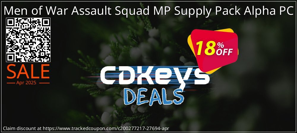 Men of War Assault Squad MP Supply Pack Alpha PC coupon on World Password Day offering sales