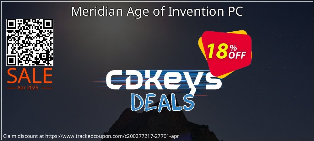 Meridian Age of Invention PC coupon on World Party Day offer