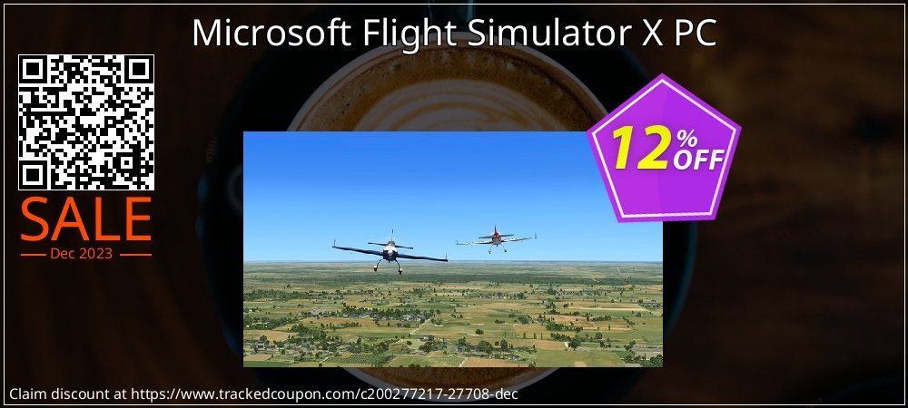 Microsoft Flight Simulator X PC coupon on National Pizza Party Day deals