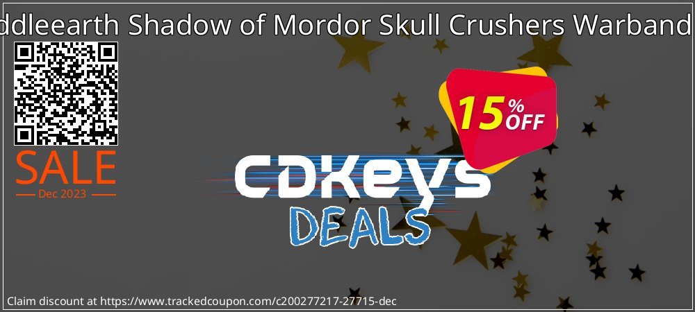 Middleearth Shadow of Mordor Skull Crushers Warband PC coupon on World Backup Day super sale