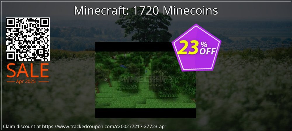 Minecraft: 1720 Minecoins coupon on Easter Day super sale