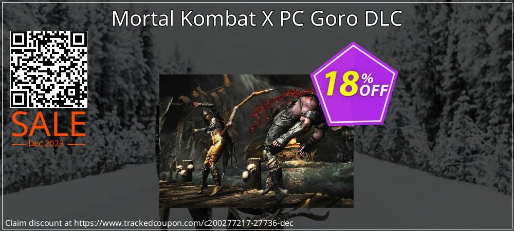 Mortal Kombat X PC Goro DLC coupon on World Party Day deals