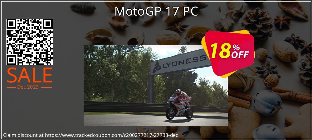 MotoGP 17 PC coupon on Virtual Vacation Day offer