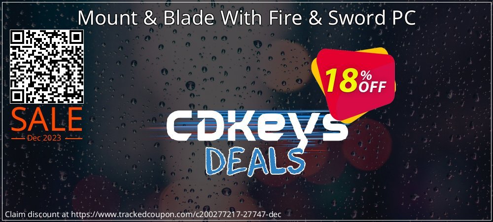 Mount & Blade With Fire & Sword PC coupon on Parents' Day super sale