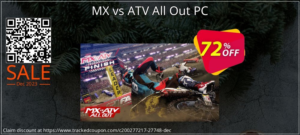 MX vs ATV All Out PC coupon on Virtual Vacation Day discount