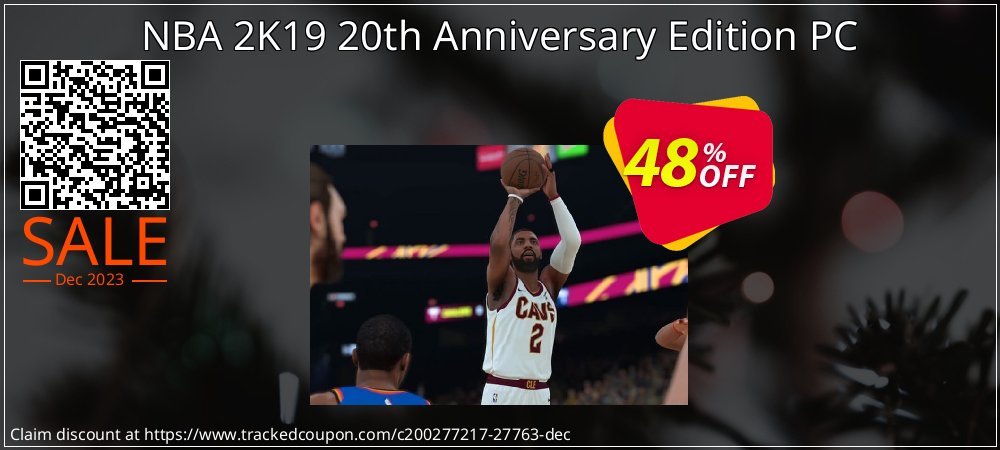 NBA 2K19 20th Anniversary Edition PC coupon on Easter Day deals