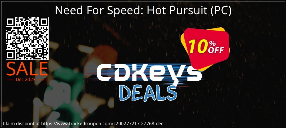 Need For Speed: Hot Pursuit - PC  coupon on National Pizza Party Day discounts
