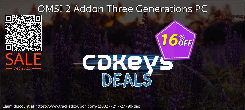 OMSI 2 Addon Three Generations PC coupon on Mother Day offer