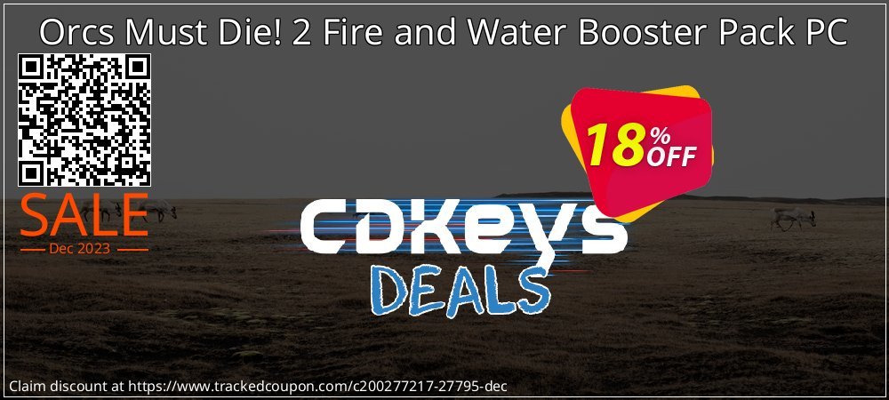 Orcs Must Die! 2 Fire and Water Booster Pack PC coupon on National Walking Day super sale