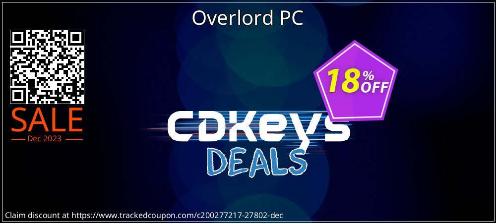Overlord PC coupon on National Memo Day offering sales