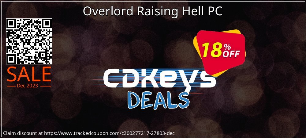 Overlord Raising Hell PC coupon on Constitution Memorial Day super sale