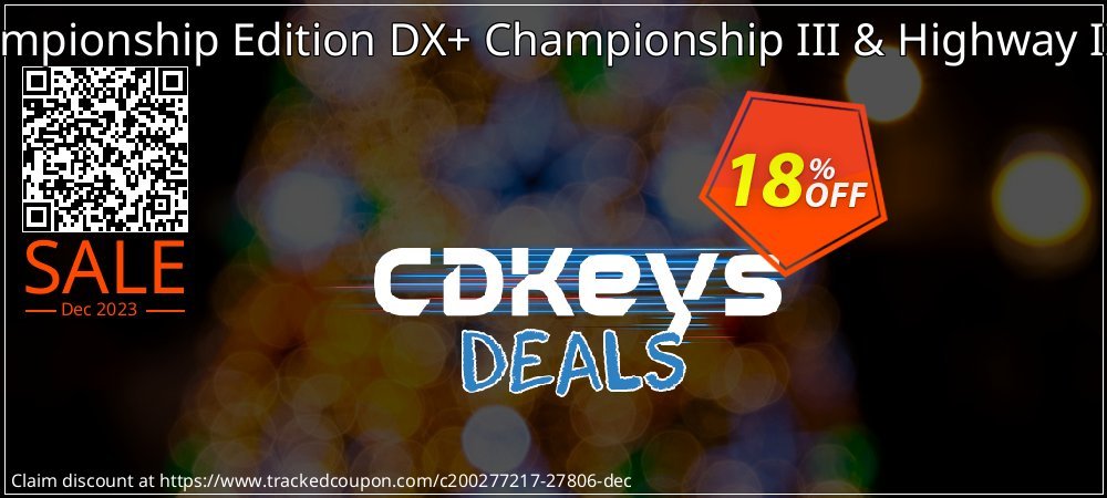 PacMan Championship Edition DX+ Championship III & Highway II Courses PC coupon on World Party Day promotions