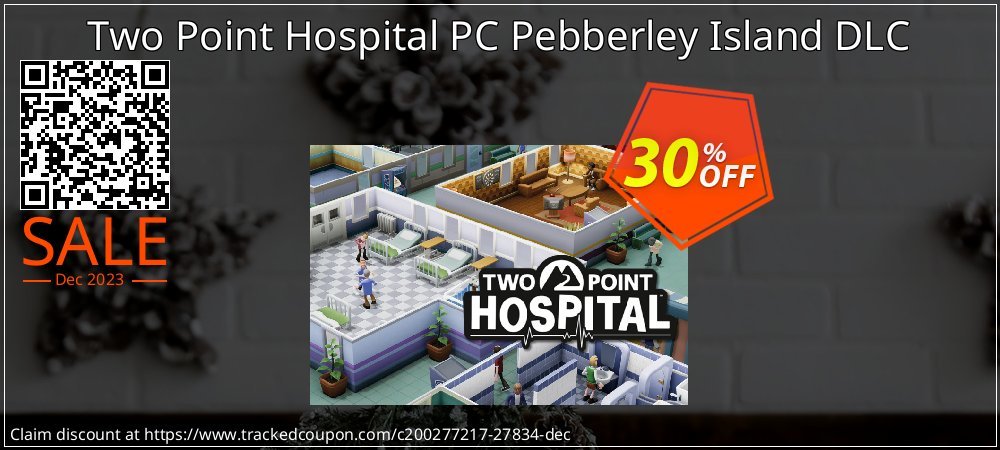 Two Point Hospital PC Pebberley Island DLC coupon on Tell a Lie Day sales