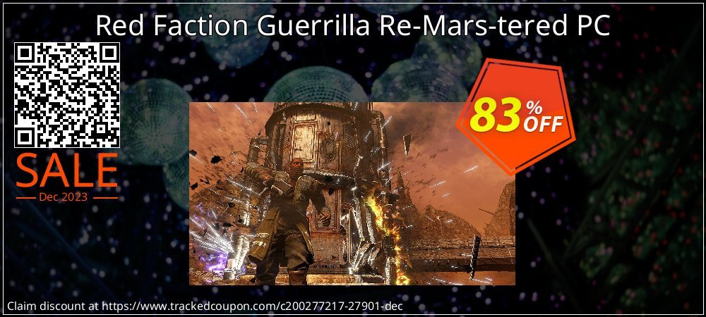 Red Faction Guerrilla Re-Mars-tered PC coupon on Palm Sunday discount
