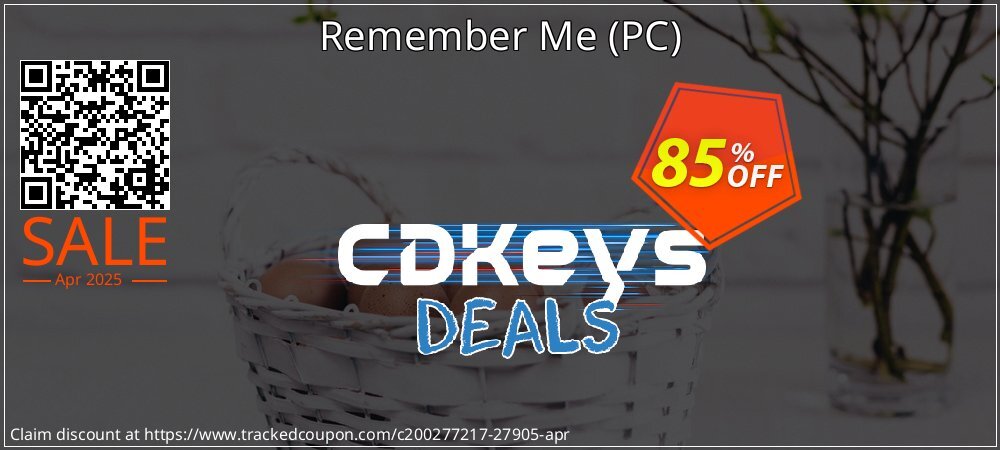 Remember Me - PC  coupon on World Backup Day discounts