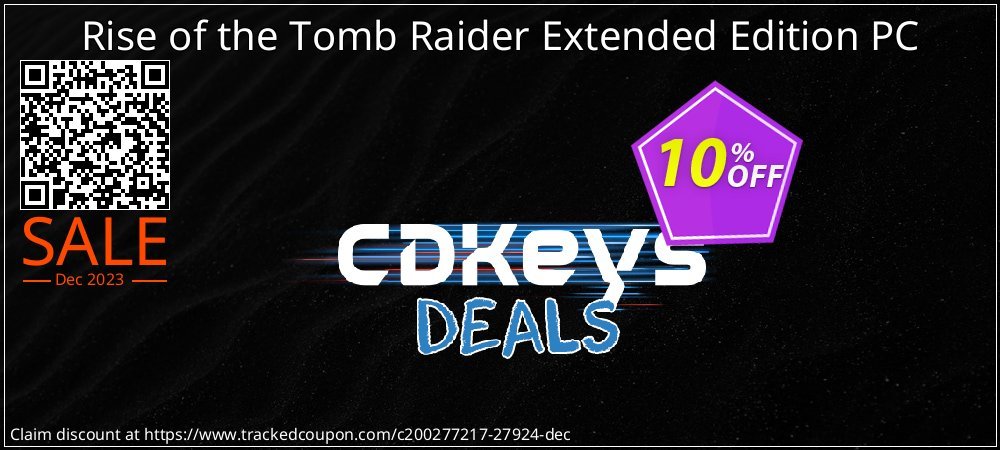 Rise of the Tomb Raider Extended Edition PC coupon on Tell a Lie Day sales