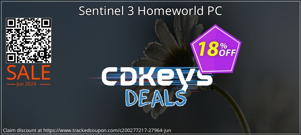 Sentinel 3 Homeworld PC coupon on National Smile Day offering sales