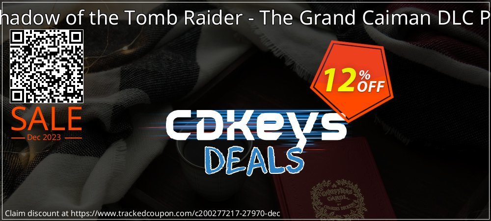 Shadow of the Tomb Raider - The Grand Caiman DLC PC coupon on World Backup Day sales