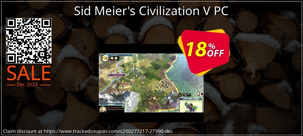 Sid Meier's Civilization V PC coupon on Mother Day offering discount