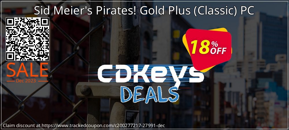 Sid Meier's Pirates! Gold Plus - Classic PC coupon on National Loyalty Day offering sales