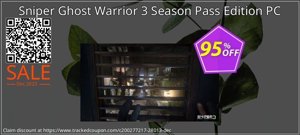 Sniper Ghost Warrior 3 Season Pass Edition PC coupon on Virtual Vacation Day discounts