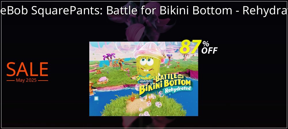 SpongeBob SquarePants: Battle for Bikini Bottom - Rehydrated PC coupon on Working Day deals