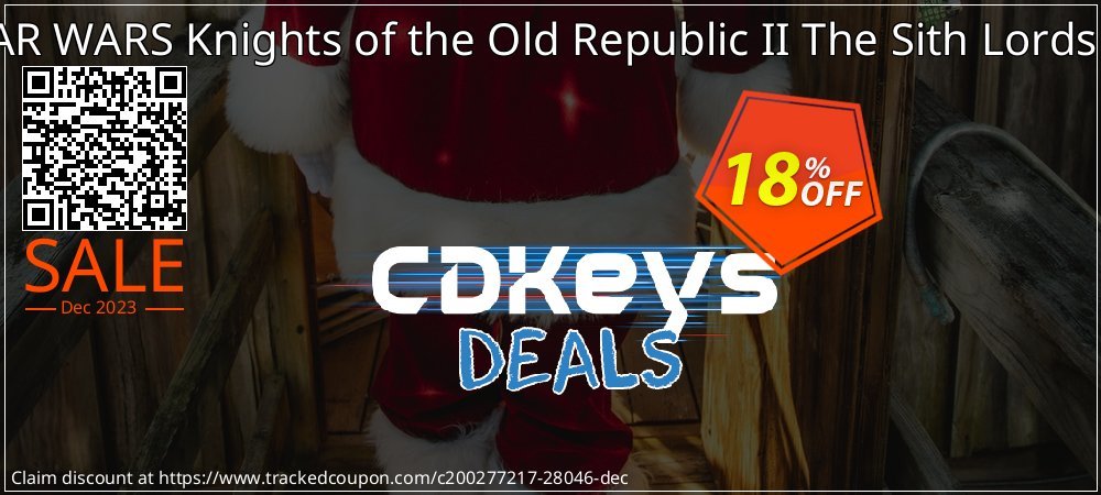 STAR WARS Knights of the Old Republic II The Sith Lords PC coupon on World Party Day offering sales