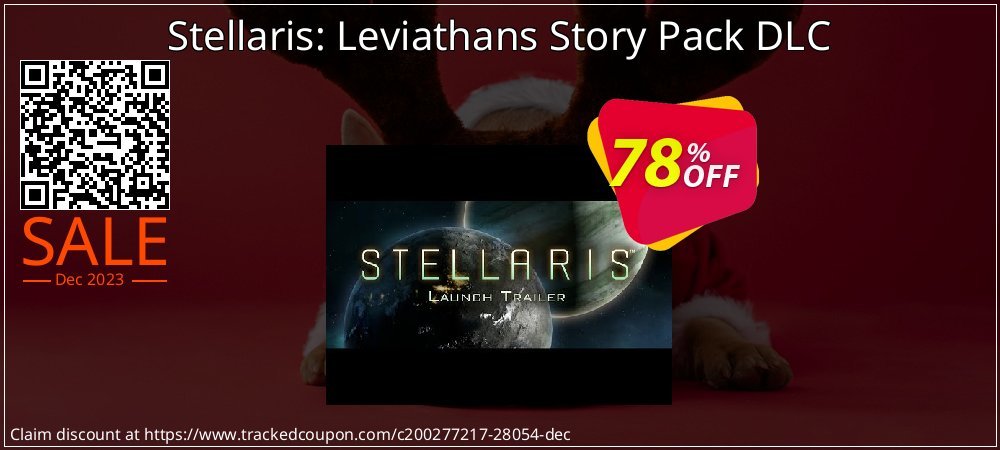 Stellaris: Leviathans Story Pack DLC coupon on Tell a Lie Day offering discount