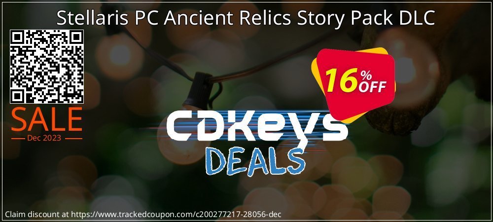 Stellaris PC Ancient Relics Story Pack DLC coupon on World Party Day super sale