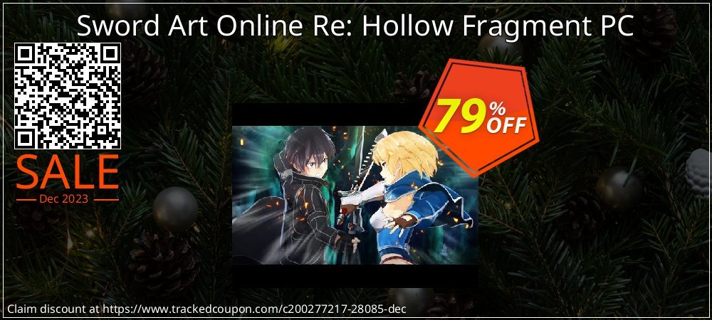 Sword Art Online Re: Hollow Fragment PC coupon on National Walking Day promotions