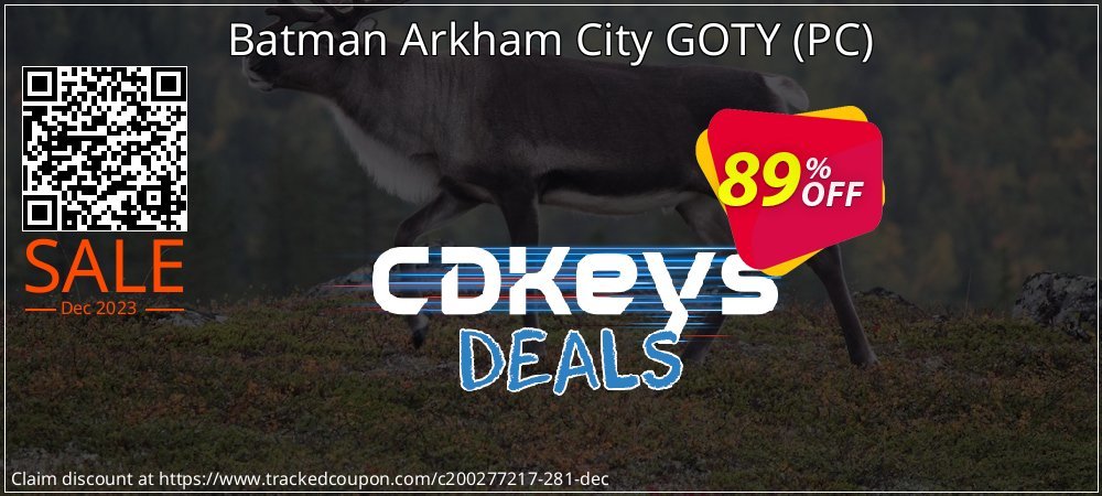 Batman Arkham City GOTY - PC  coupon on Palm Sunday offering discount