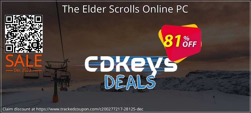 The Elder Scrolls Online PC coupon on National Walking Day discount