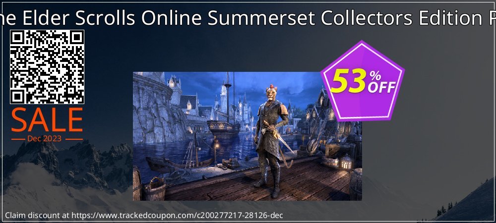 The Elder Scrolls Online Summerset Collectors Edition PC coupon on World Party Day offering discount