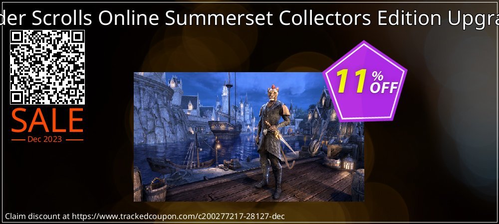 The Elder Scrolls Online Summerset Collectors Edition Upgrade PC coupon on April Fools' Day offering sales