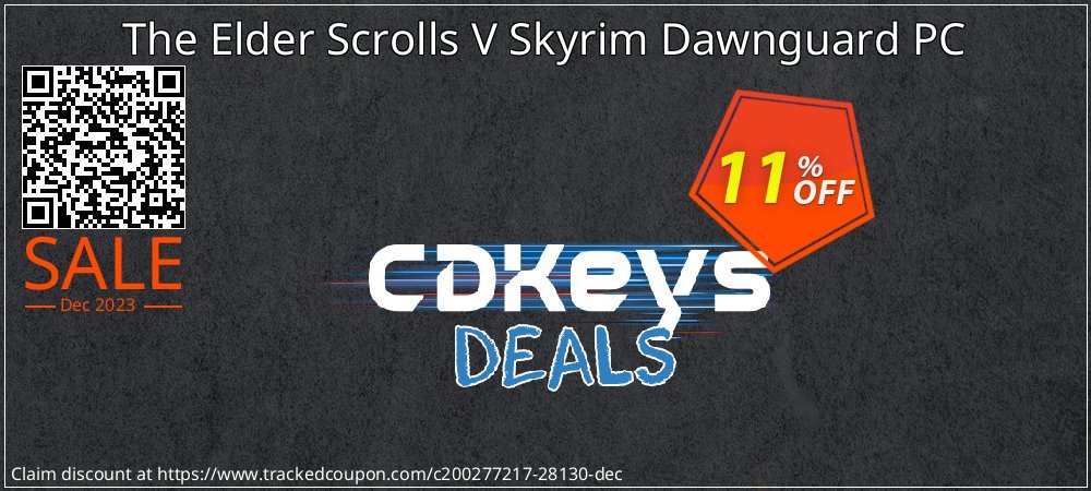 The Elder Scrolls V Skyrim Dawnguard PC coupon on National Walking Day promotions
